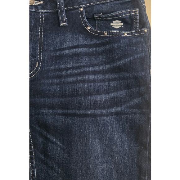 Harley Davidson Curvy Boot Cut Jeans Size 32 - Picture 5 of 11